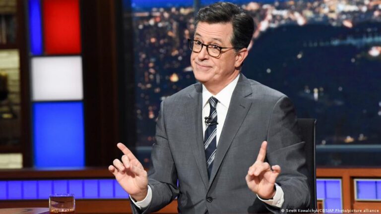 Letzter Vorhang für US Moderator Stephen Colbert