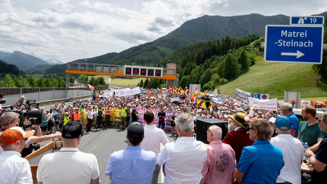 Nach Protest an der Brennerautobahn: Trotz Sperrung kaum Verkehrschaos