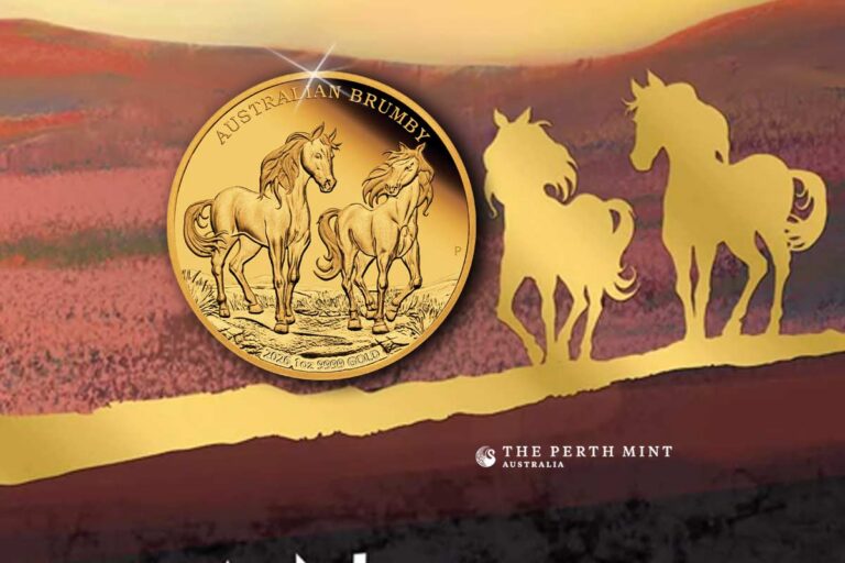 Australian Brumby 2026 in Gold: Neu von der Perth Mint