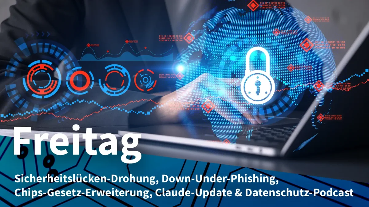 Freitag: Microsoft droht Sicherheitsforscher, Phishing Affäre auch in Australien