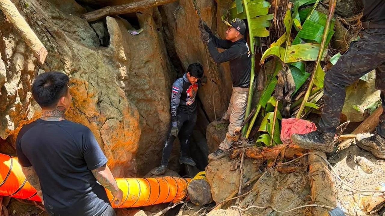 Laos: Sieben Männer stecken weiterhin in einer überfluteten Höhle fest
