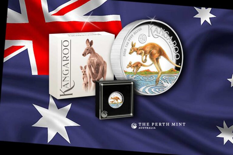 Neu für Sammler: Australian Kangaroo 2026 Silber Proof HR Colour