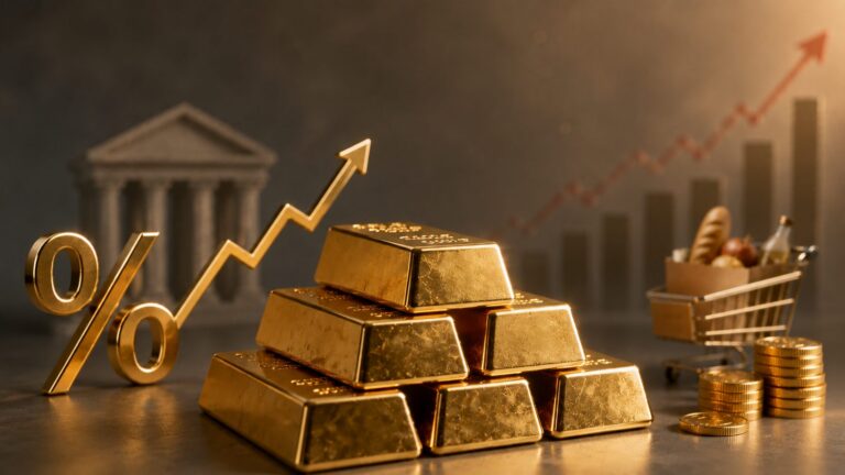 Marktzinsen steigen: Inflation und Ölpreis belasten Goldpreis