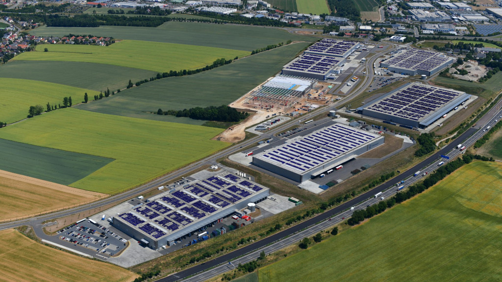 Logistikpark in Sachsen erhält integriertes solares Energiesystem