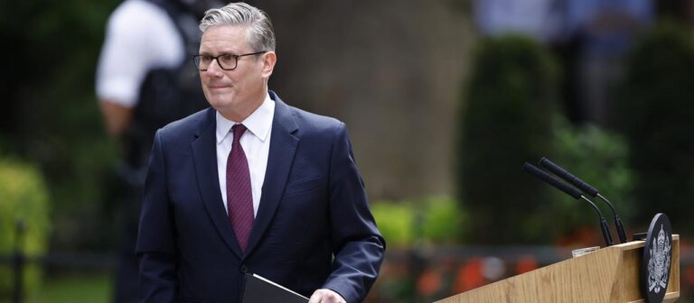 Britischer Premier Starmer kündigt Rücktritt an