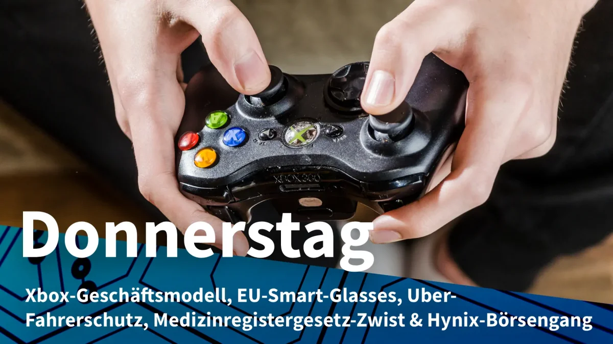 Donnerstag: Xbox soll erschwinglich bleiben, Produktion von Smart Glasses in Italien