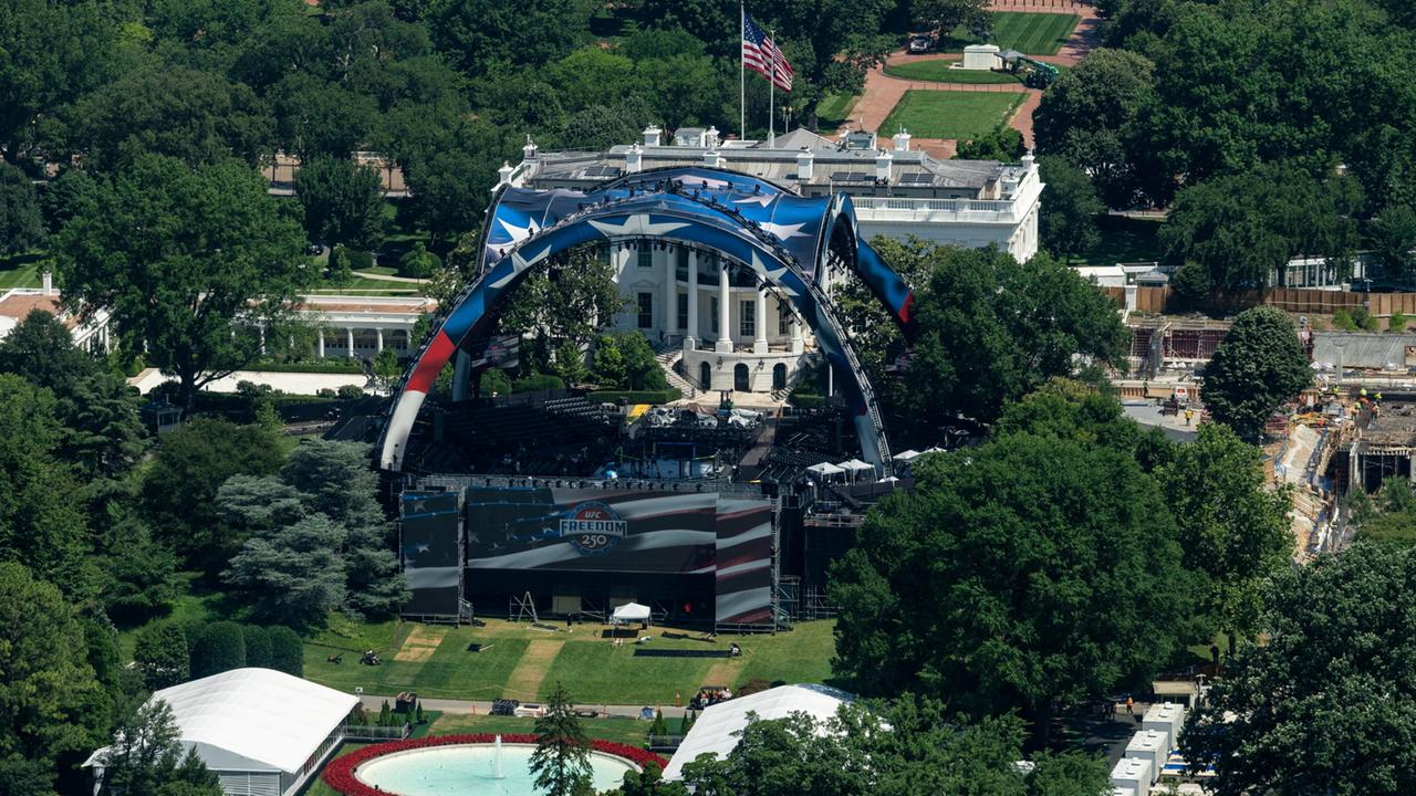 Umstrittene Show am Weißen Haus: Spektakel, Politik und Symbolik