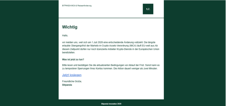 Vorsicht: Betrüger nutzen den Start von MiCA für Krypto Masche