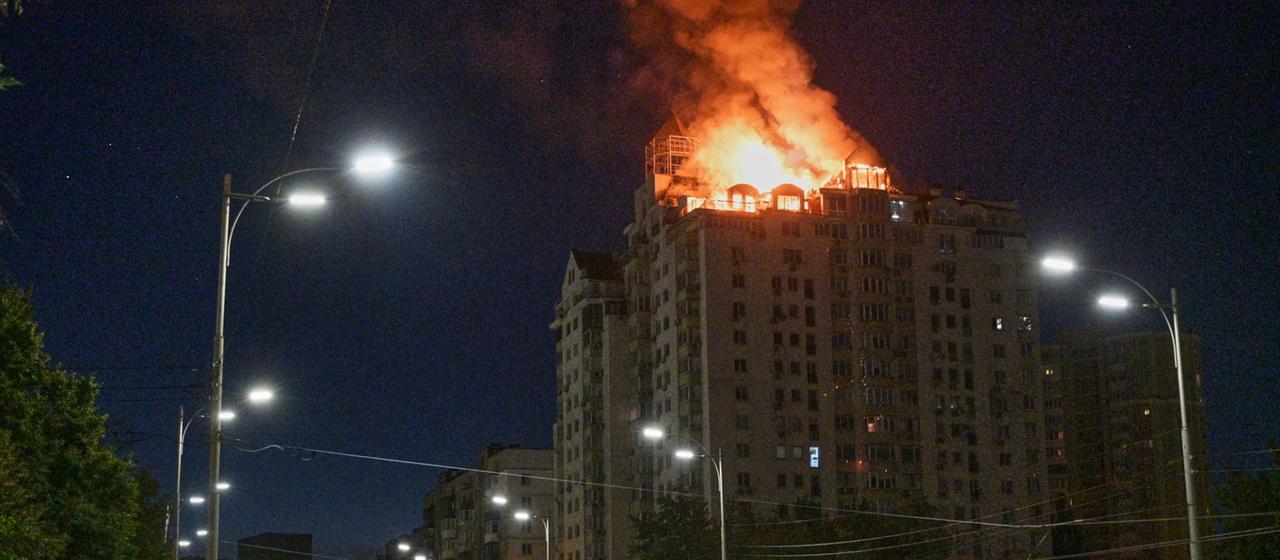 Ukraine meldet massive russische Luftangriffe