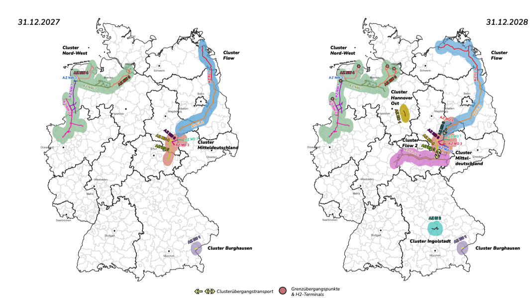 Reservierungen für H2 Kernnetz seit Mai verdoppelt