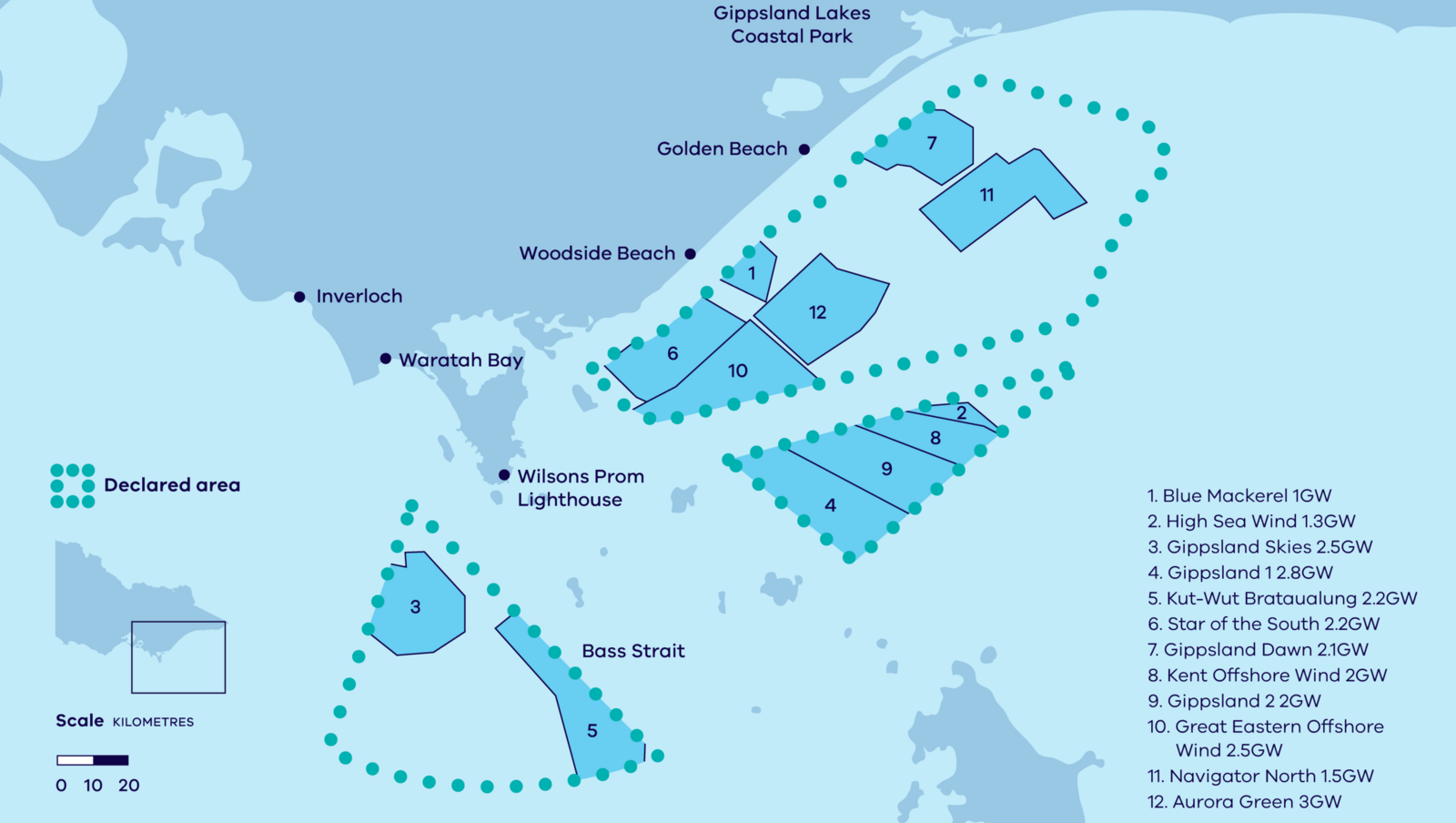 Australien beginnt Offshore Windkraft Ausschreibung für erste zwei Gigawatt
