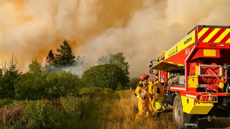 Wind und Regen kommen: Waldbrand im Hohen Venn bleibt unberechenbar