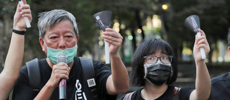 Aktivisten von Tiananmen Mahnwachen in Hongkong verurteilt