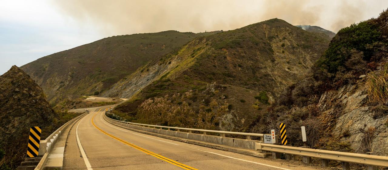 Abschnitt des Highway 1 wegen Bränden in Kalifornien gesperrt