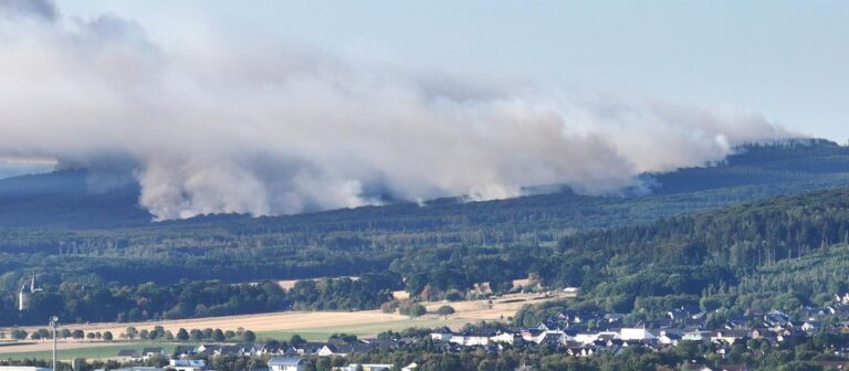 NRW kämpft mit dem wohl größten Waldbrand in der Landesgeschichte