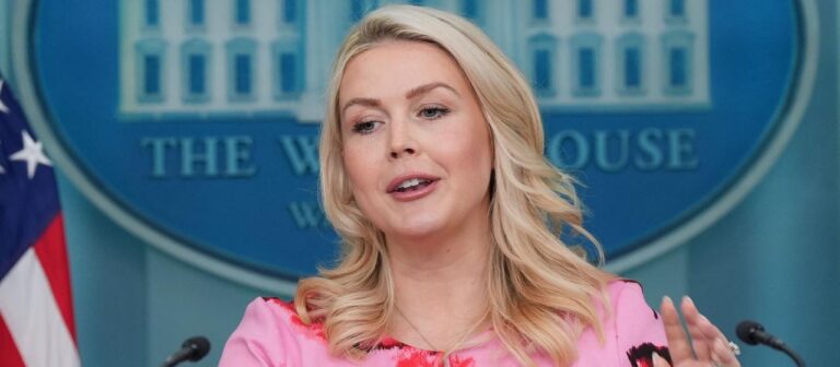 Trumps Pressesprecherin Leavitt verlässt das Weiße Haus