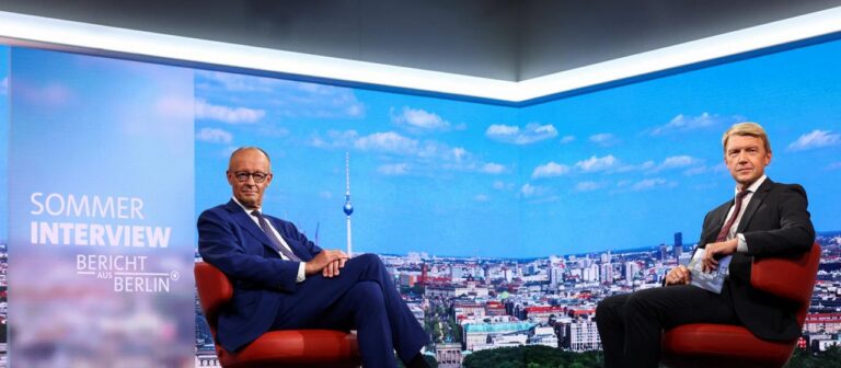 Das ARD Sommerinterview mit Bundeskanzler und CDU Chef Merz im Faktencheck