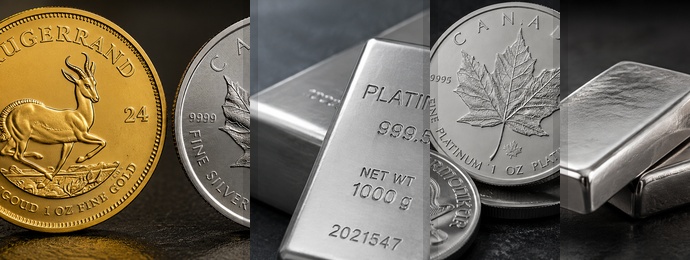 Vier Edelmetalle, zwei unterschiedliche Erholungslogiken