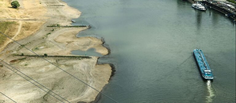 Krisentreffen zu Niedrigwasser: Wenn die Wasserstraßen versiegen