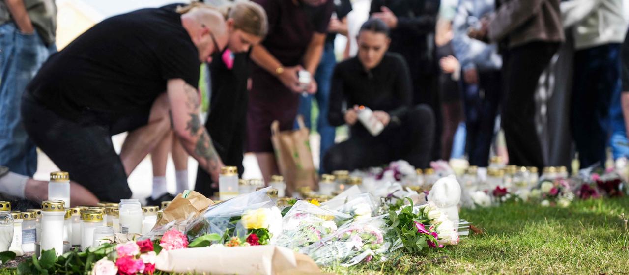 Trauer und Fassungslosigkeit nach Schwertangriff in Schweden