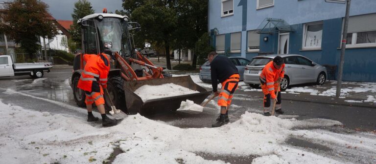 Außergewöhnlich heftiges Unwetter unter anderem am Bodensee