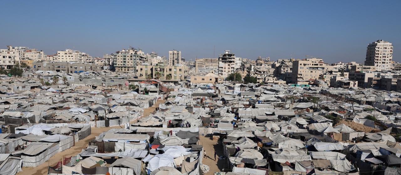 Hitzewelle im Gazastreifen: Die Zelte sind wie stickige Backöfen