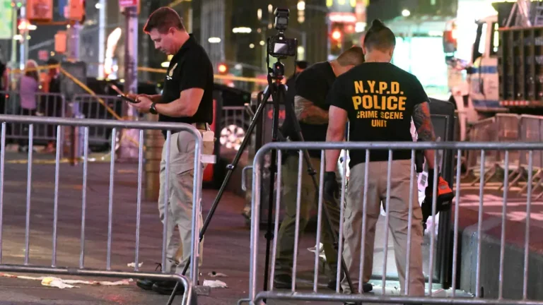 Anlasslose Messerattacke: Frau sticht auf Passanten am New Yorker Times Square ein