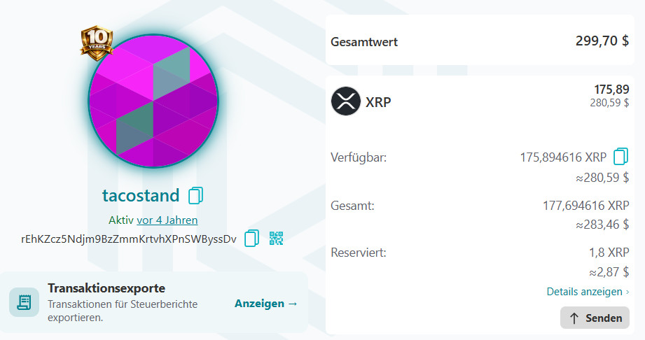 9 Milliarden XRP: Ein Taco Stand wird zum Countdown