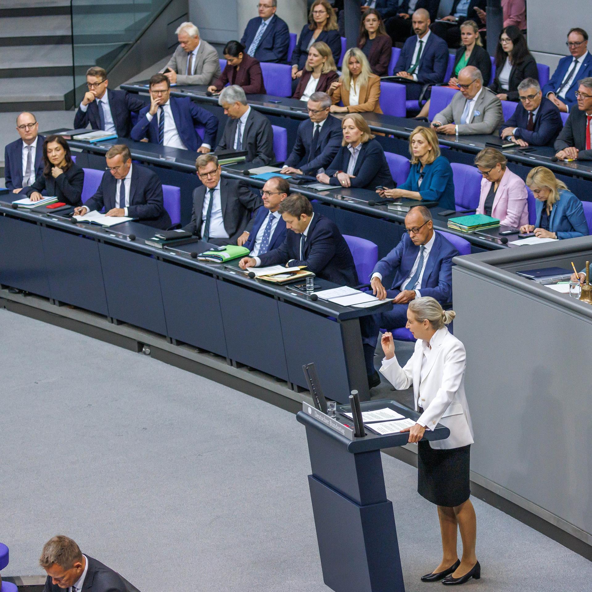 Hitzige Generaldebatte: Für von Lucke Parlamentarismus at its best