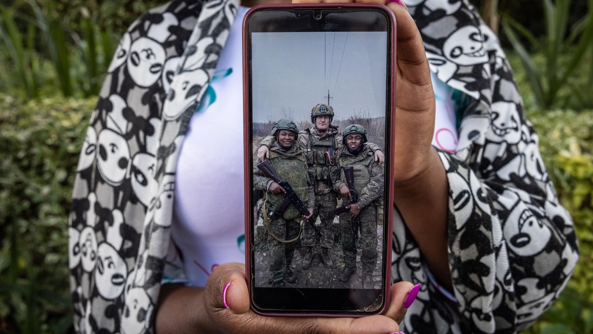 Afrikanische Soldaten im Kriegseinsatz für Europa