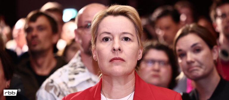 Berlin Wahl: Giffey verpasst den Einzug ins Abgeordnetenhaus
