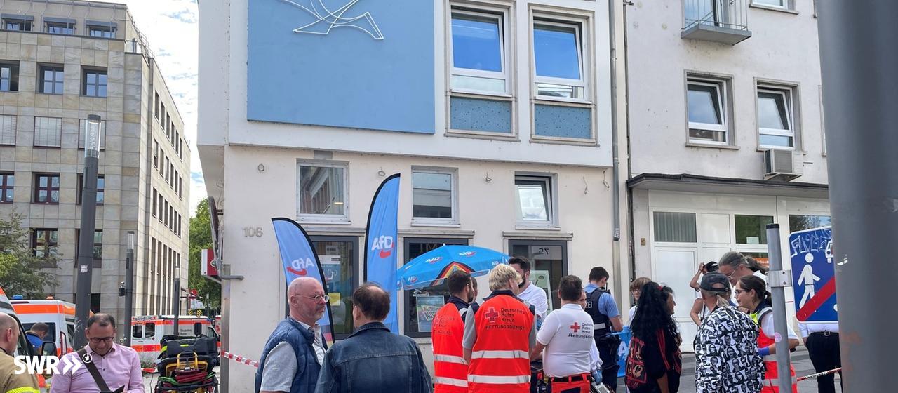 Neun Verletzte nach Angriff auf AfD Stand in Rheinland Pfalz