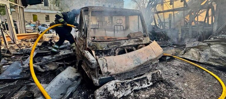 Ukraine: Fünf Tote bei Angriff auf Einkaufszentrum in Pawlohrad