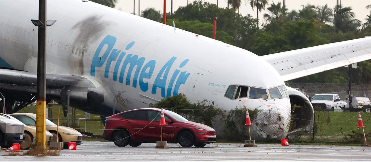 Amazon Flugzeug in Miami: Ermittler bergen beide Flugschreiber