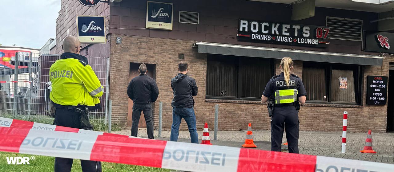 Schüsse auf Kölner Bar abgefeuert, Polizei leitet Fahndung ein