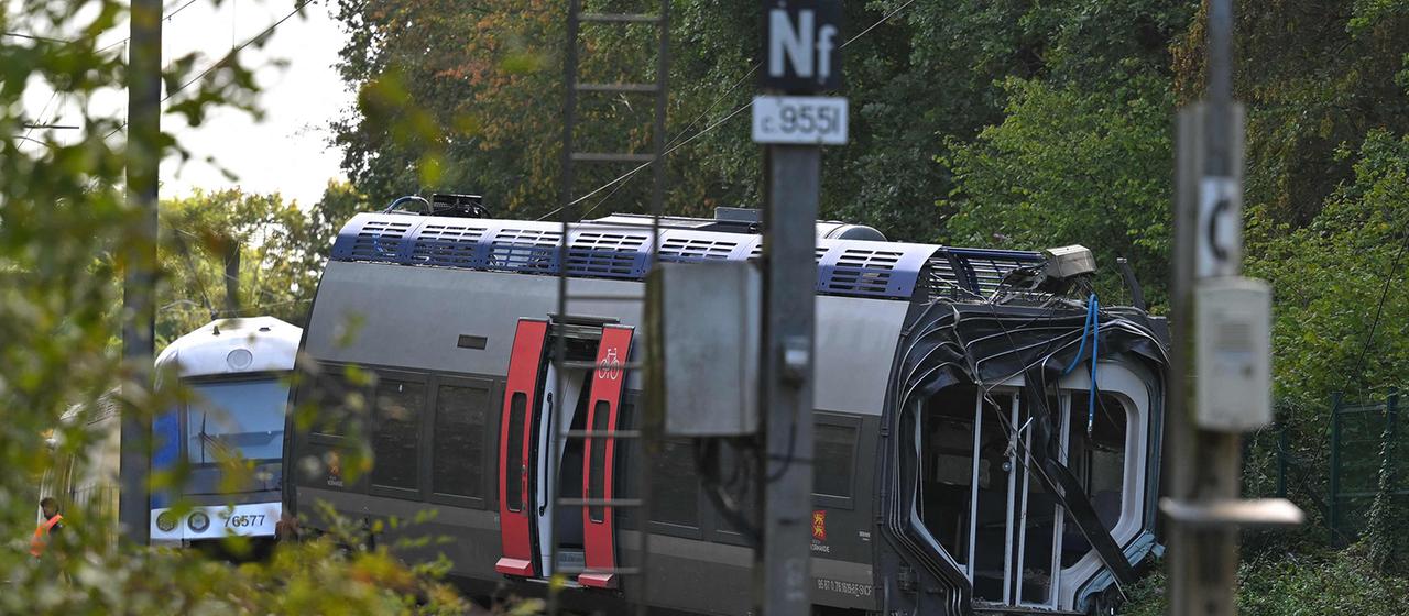 Zug entgleist in Frankreich: Ermittler schließen Sabotage nicht aus