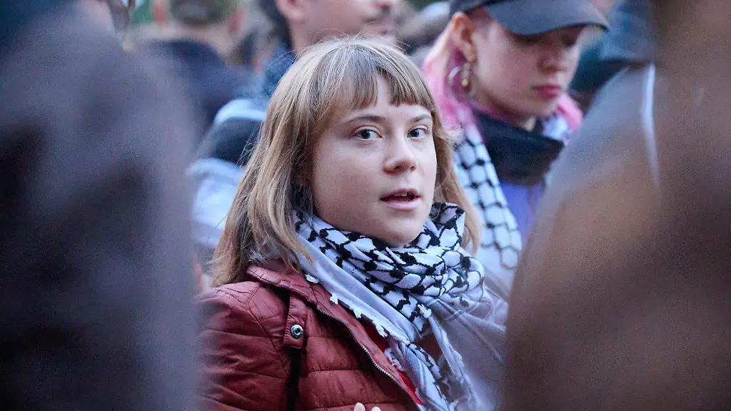 Berlin gedenkt der Hamas Opfer: Greta Thunberg demonstriert in Kreuzberg für Palästina