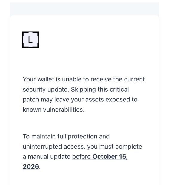Ledger warnt jetzt vor gestohlenen 86 Millionen US Dollar