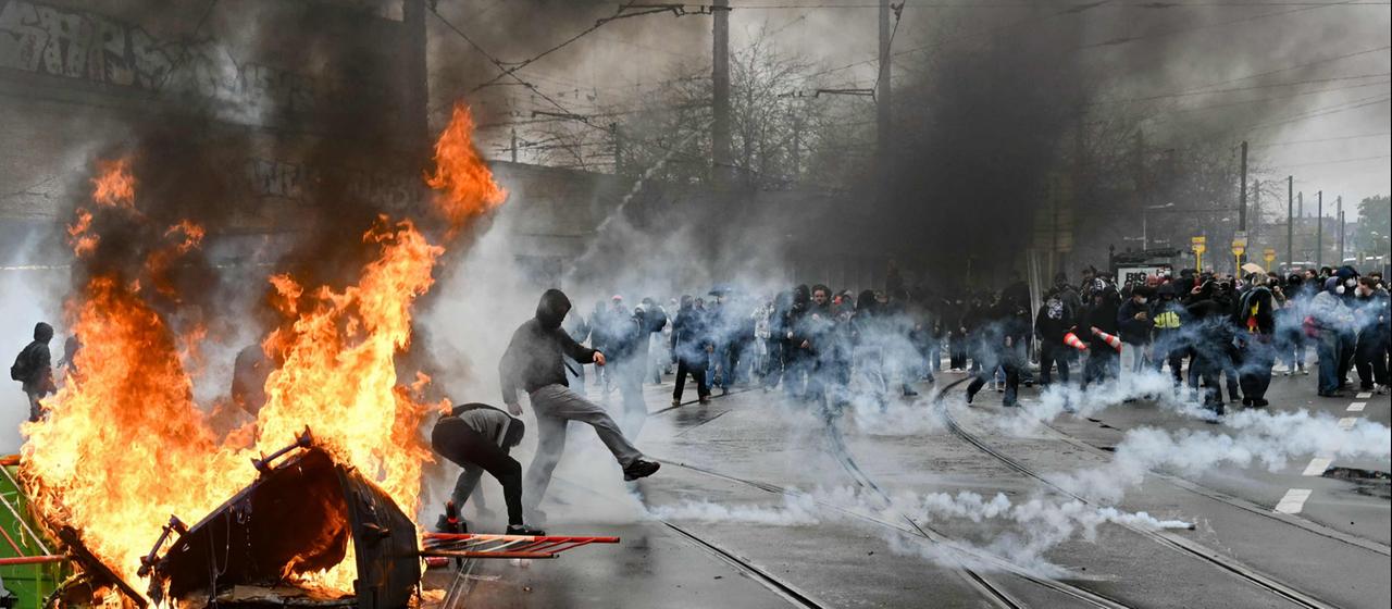 Proteste in vielen Ländern Europas aus ähnlichen Gründen
