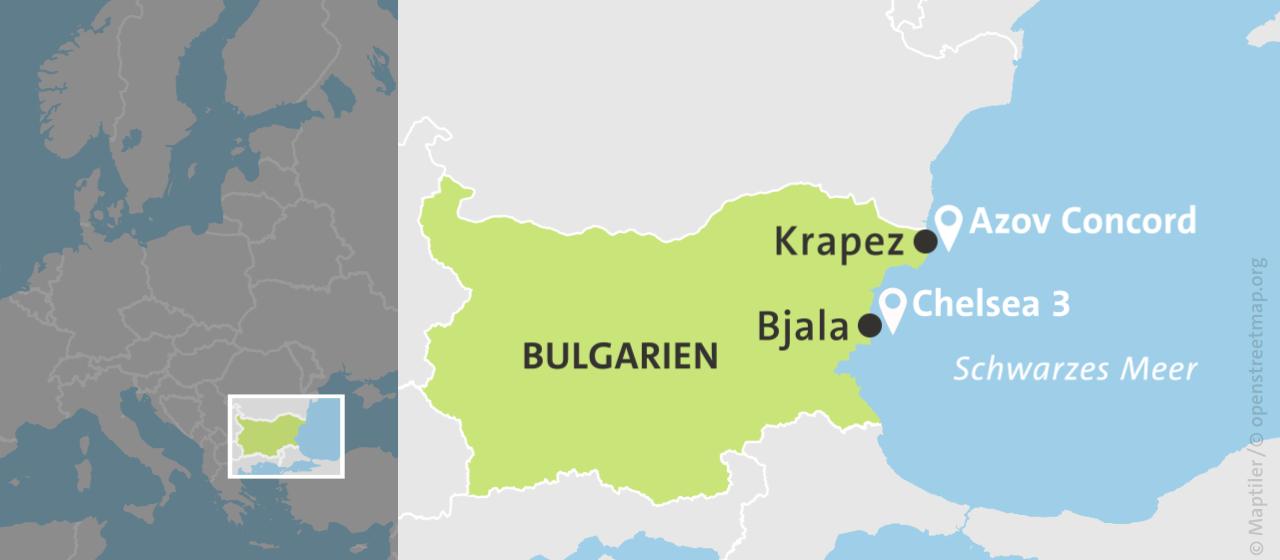 Schwarzes Meer: Erneut Frachter vor der bulgarischen Küste gesunken