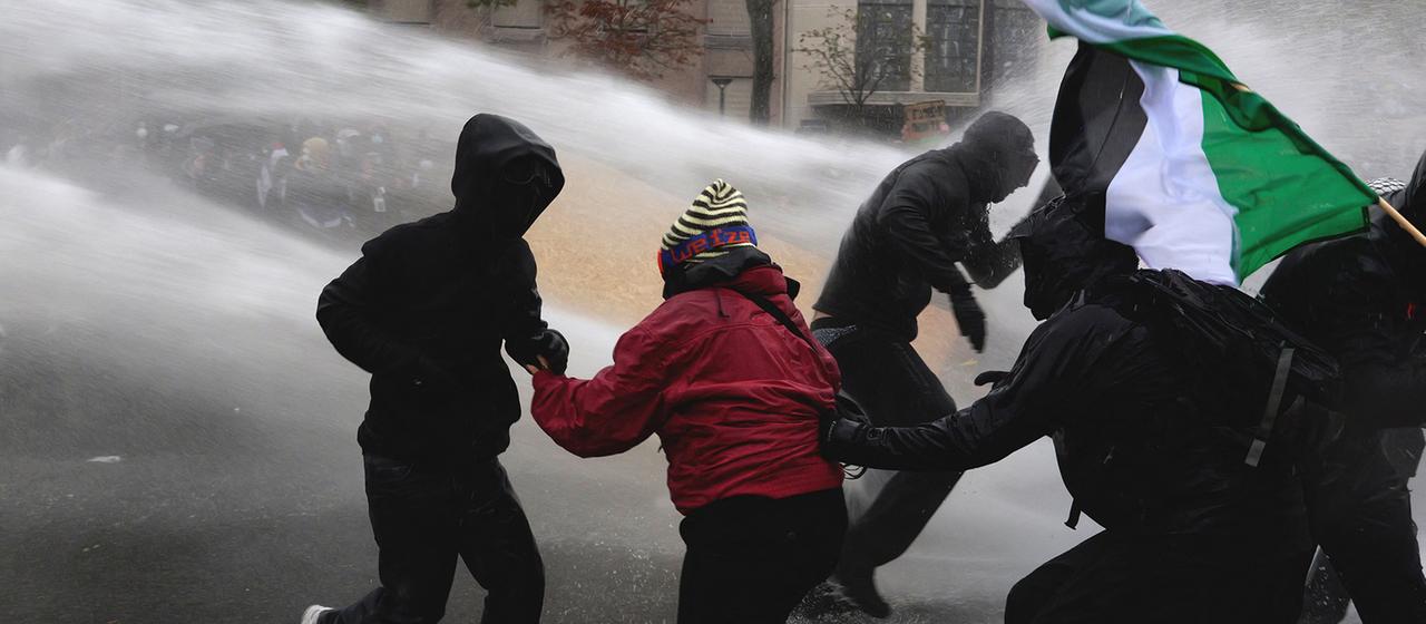 Proteste in Europa auch mit Gewalt