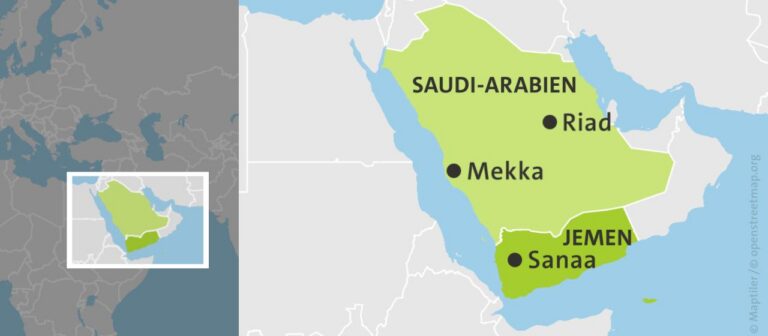 Nach Huthi Angriffen auf Riad greift Saudi Arabien erneut Ziele im Jemen an