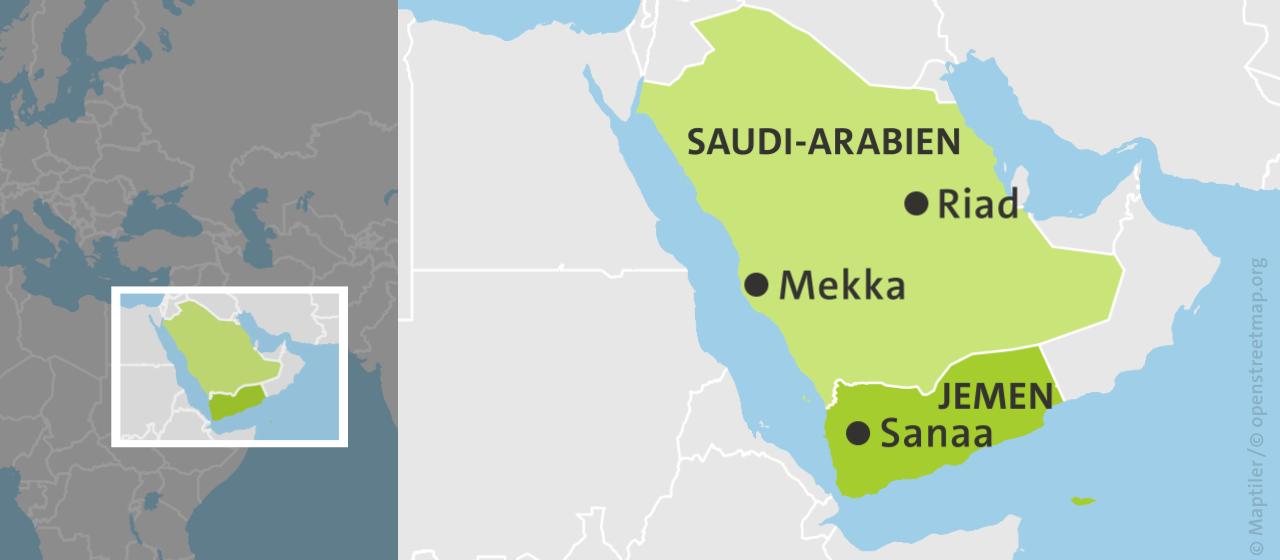 Nach Huthi Angriffen auf Riad greift Saudi Arabien erneut Ziele im Jemen an