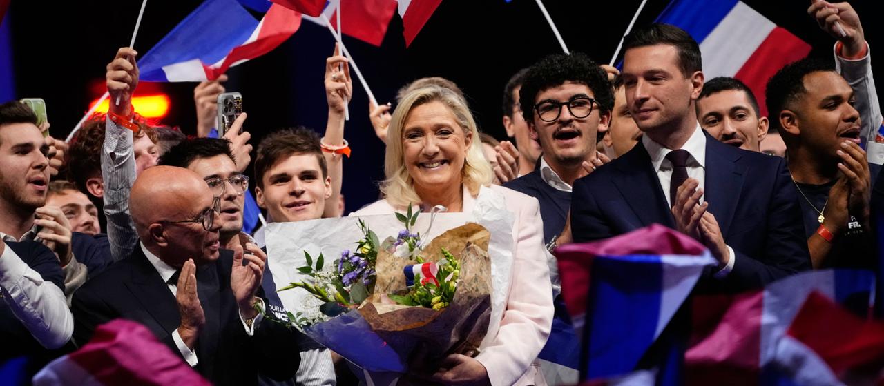 Auftakt der RN Wahlkampagne: Le Pen spricht von Wiedergeburt Frankreichs