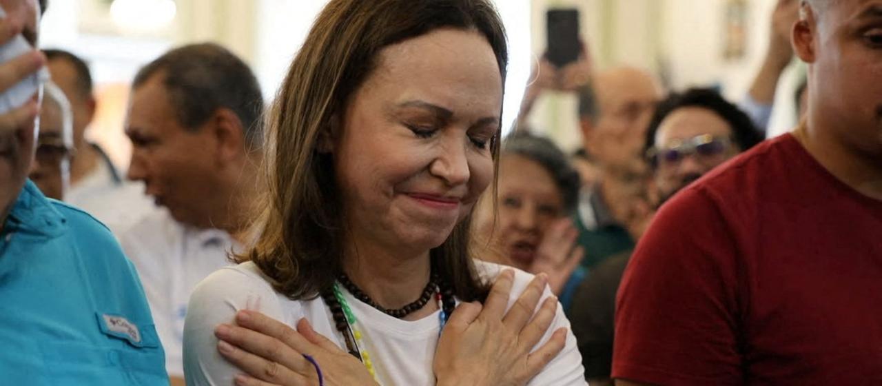 Oppositionsführerin Machado meldet ihre Rückkehr nach Venezuela