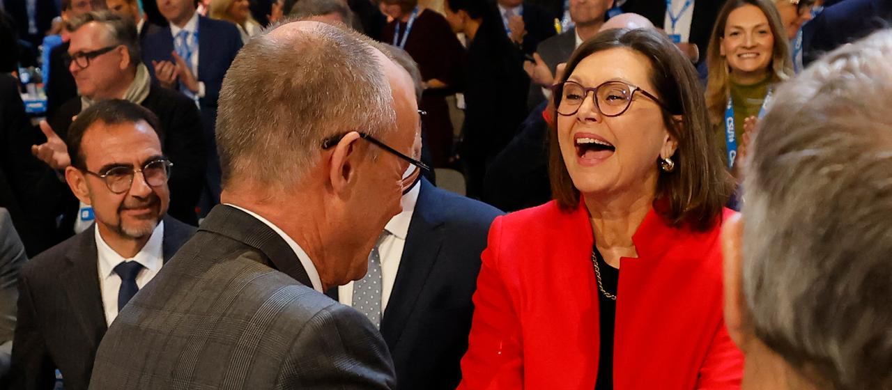 CSU Parteitag: Merz äußert sich nicht zur Frage der Präsidentin