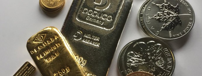 Edelmetalle unter Inflationsdruck: Silber stürzt ab, Gold und Platin verlieren