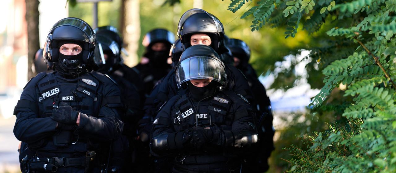 Polizei und Behörden beobachten Demo Aufrufe für den 31. Oktober