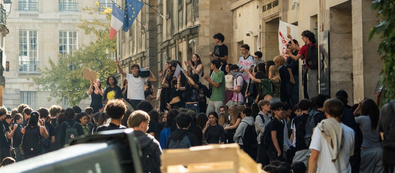 Schülerdemos in Frankreich: Legitim Protest, aber ungerechtfertigte Gewalt