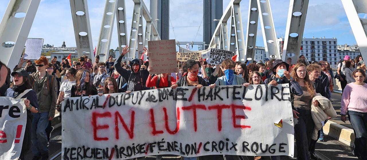 Landesweite Demonstrationen: Frankreichs Schüler geben nicht nach